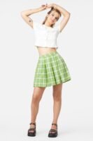 Dazed Tartan Mini Skirt