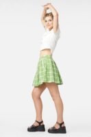 Dazed Tartan Mini Skirt