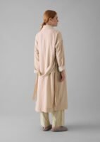 Soft Double Faced Cotton Gown | Soft Heather/Celery