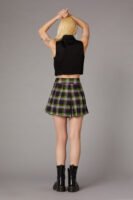 Vivid Tartan Goth Skort