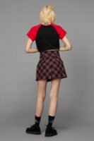 Batty Goth Tartan Skort