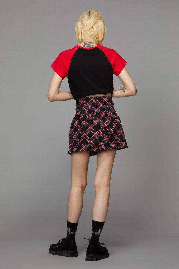 Batty Goth Tartan Skort