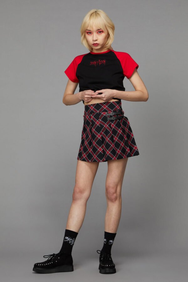 Batty Goth Tartan Skort