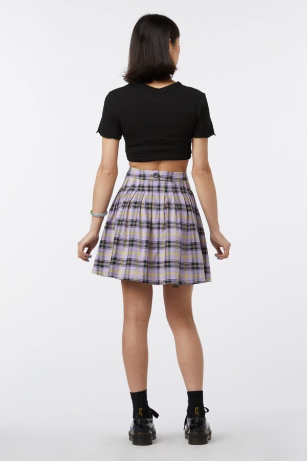 Outsider Tartan Pleat Skirt