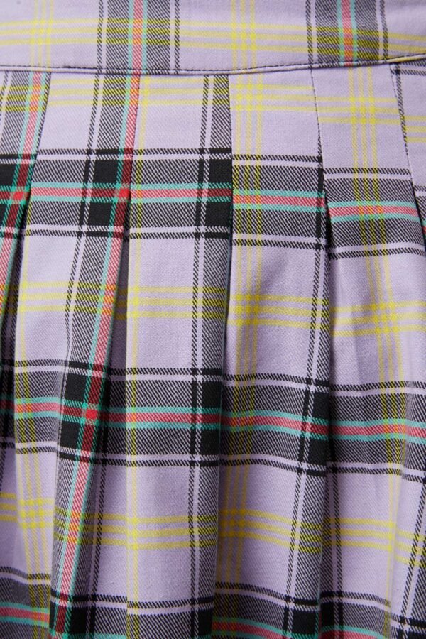 Outsider Tartan Pleat Skirt