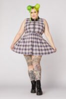 Outsider Tartan Pleat Skirt