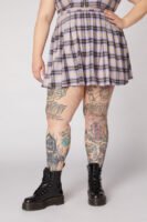 Outsider Tartan Pleat Skirt