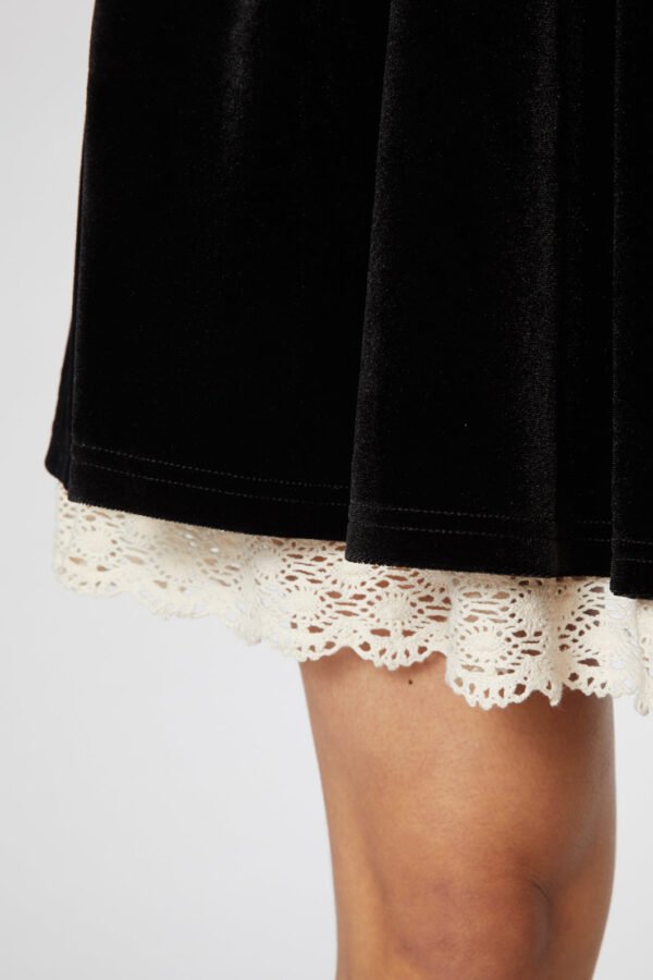 Annabel Velour Skater Skirt