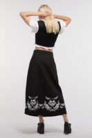 Skull Border Circle Skirt